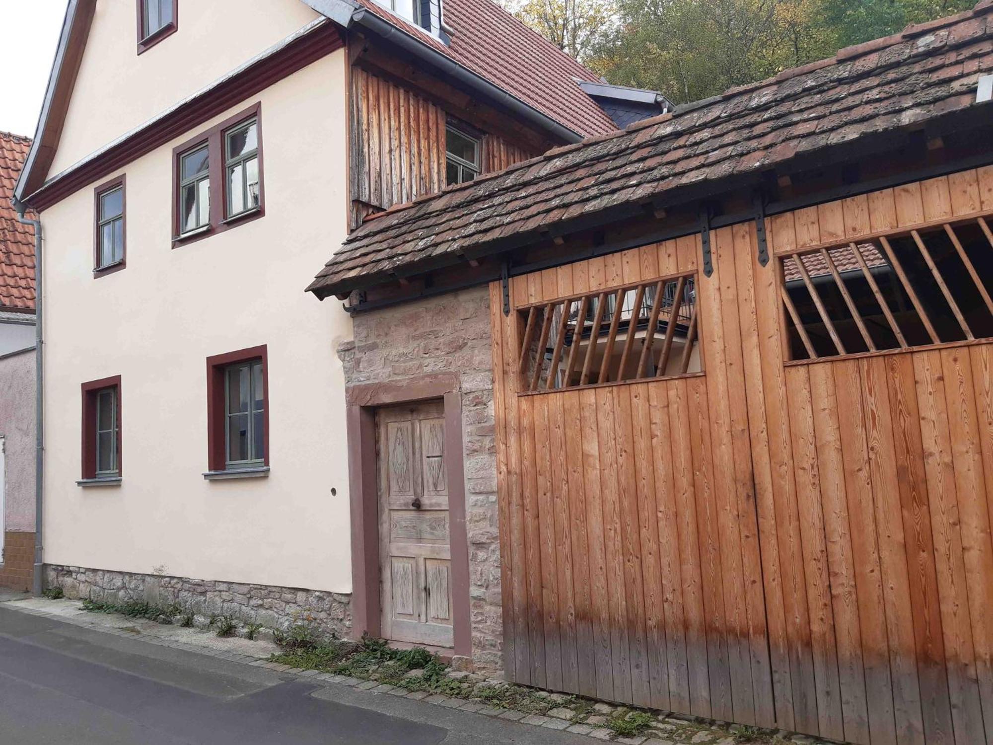 Ferienhaus An Der Hoeh' Zellingen Exteriér fotografie